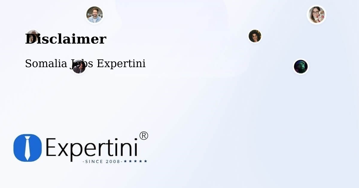 Disclaimer – Iskushuban - Somalia Jobs Expertini